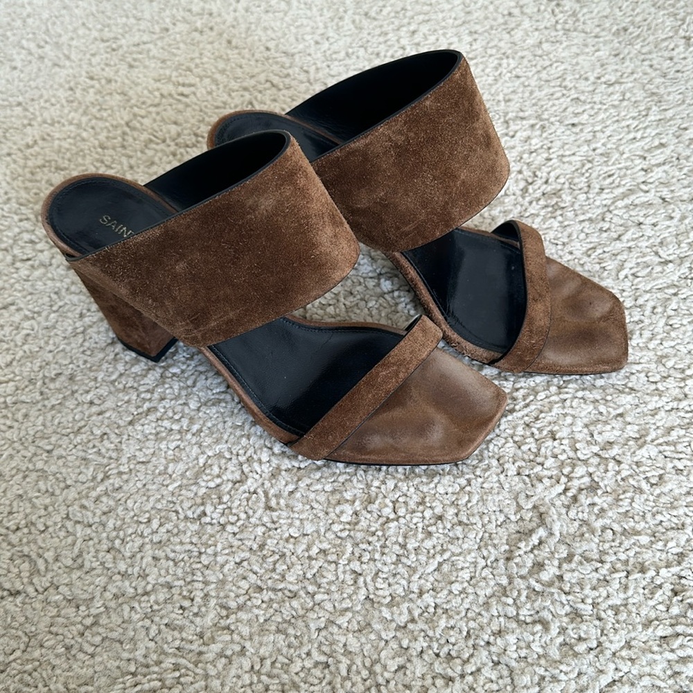 Saint Laurent Suede Heels